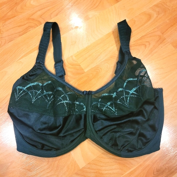 Elomi Cate Underwire Bra With Side Support Pine Size 38L - Picture 2 of 9